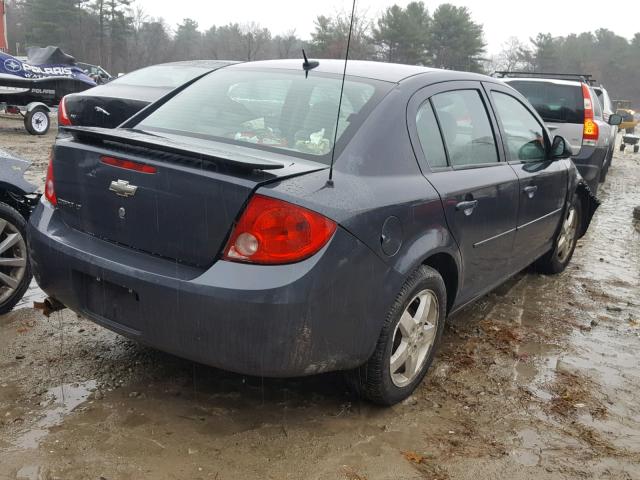 1G1AL58F287172141 - 2008 CHEVROLET COBALT LT BLUE photo 4