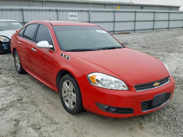 2G1WB5EK0A1141015 - 2010 CHEVROLET IMPALA LT RED photo 1