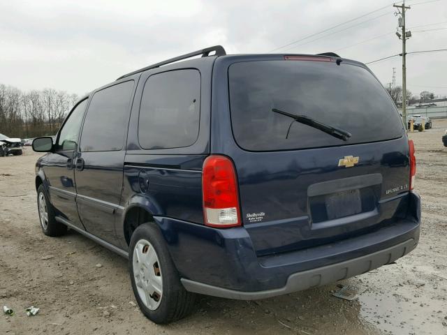 1GNDV23167D106028 - 2007 CHEVROLET UPLANDER L 蓝色 照片 3