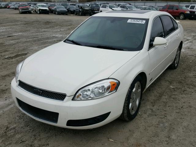 2G1WD58C669147053 - 2006 CHEVROLET IMPALA SUP WHITE photo 2