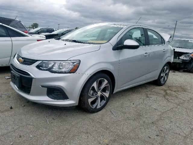 1G1JF5SBXJ4136234 - 2018 CHEVROLET SONIC PREM SILVER photo 2