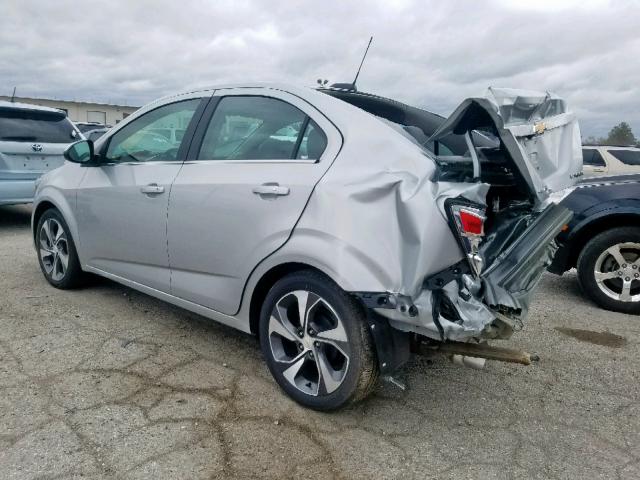 1G1JF5SBXJ4136234 - 2018 CHEVROLET SONIC PREM SILVER photo 3