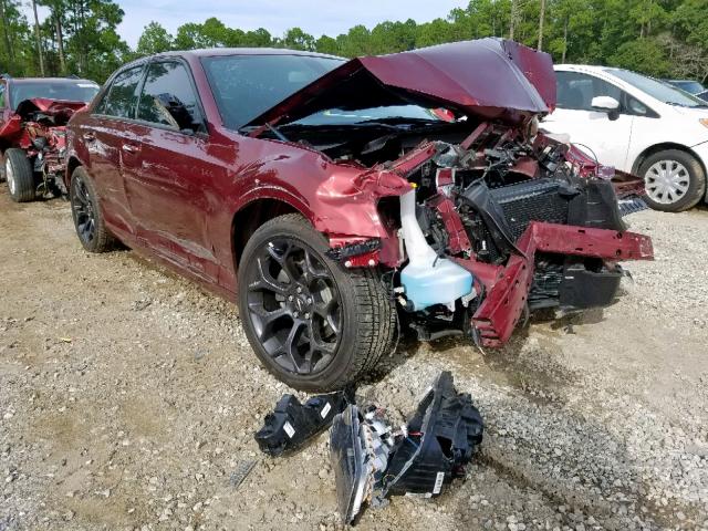 2C3CCABG7KH634087 - 2019 CHRYSLER 300 S MAROON photo 1