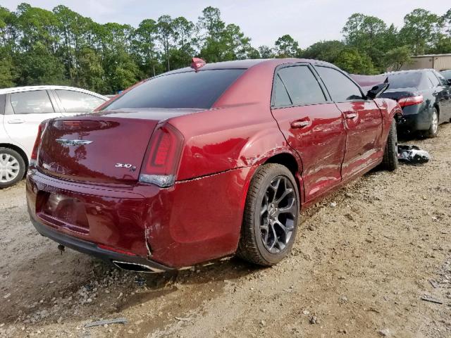 2C3CCABG7KH634087 - 2019 CHRYSLER 300 S MAROON photo 4