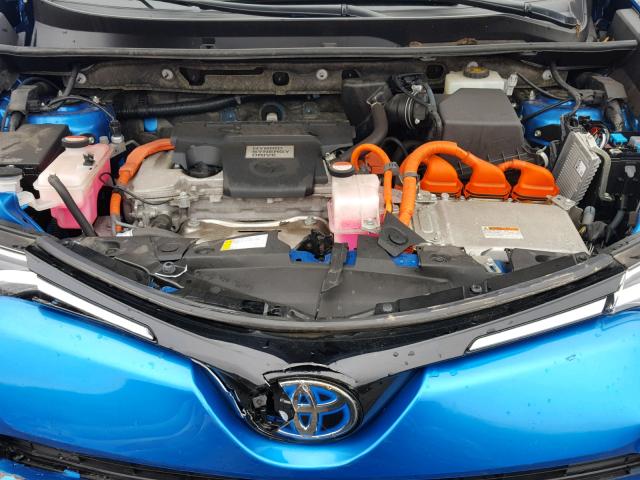 JTMDJREV3GD018759 - 2016 TOYOTA RAV4 HV LI BLUE photo 7