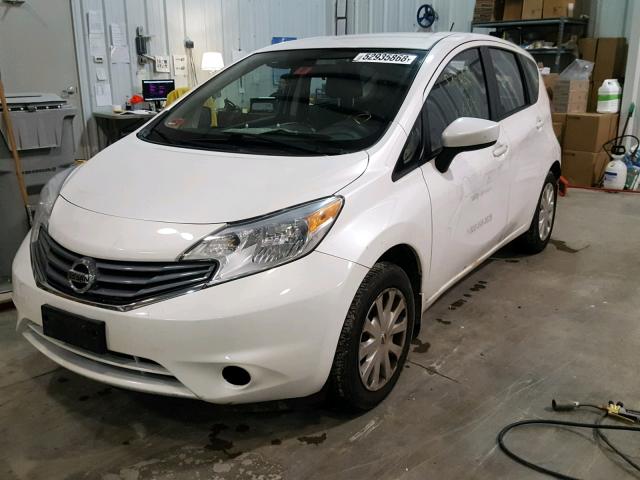 3N1CE2CPXFL398190 - 2015 NISSAN VERSA NOTE WHITE photo 2