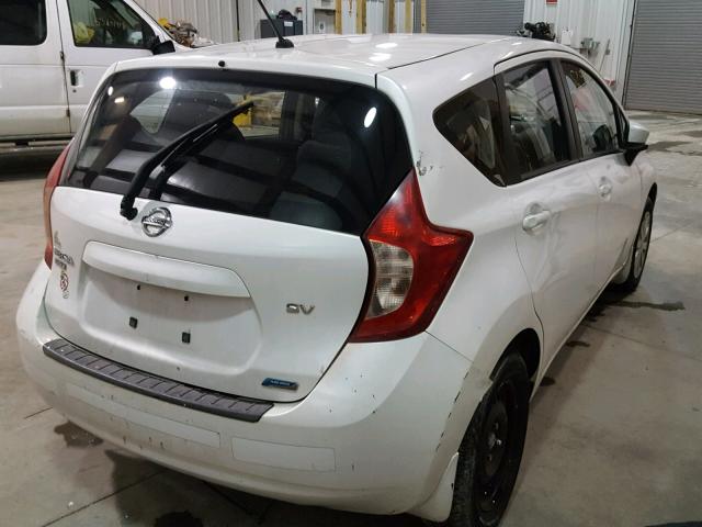 3N1CE2CPXFL398190 - 2015 NISSAN VERSA NOTE WHITE photo 4