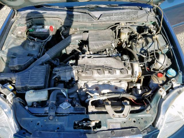 2HGEJ6671TH528707 - 1996 HONDA CIVIC LX GREEN photo 7