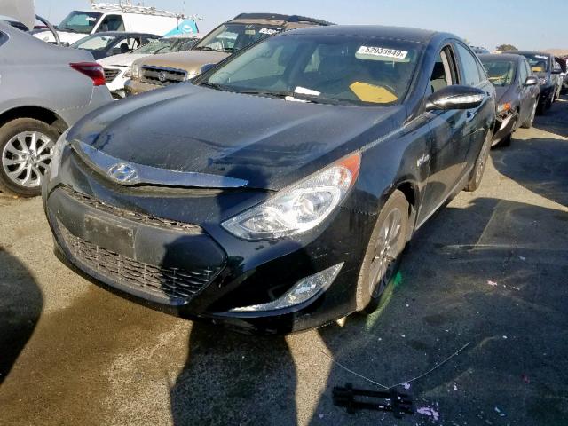 KMHEC4A41DA073251 - 2013 HYUNDAI SONATA HYB BLACK photo 2