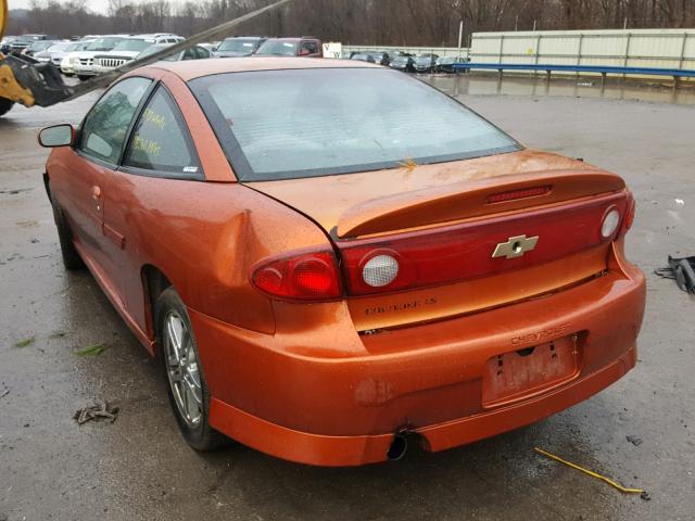 1G1JH12F247230231 - 2004 CHEVROLET CAVALIER L ORANGE photo 3