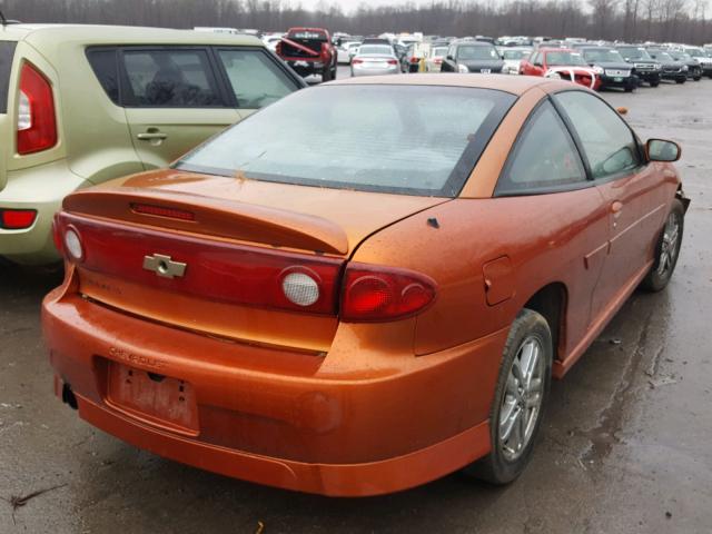 1G1JH12F247230231 - 2004 CHEVROLET CAVALIER L ORANGE photo 4