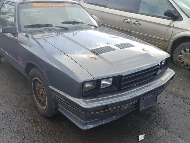 1MEBP79M9GF604588 - 1986 MERCURY CAPRI GRAY photo 9