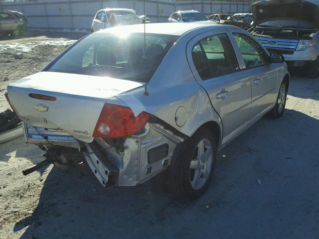 1G1AF5F54A7215627 - 2010 CHEVROLET COBALT 2LT SILVER photo 4