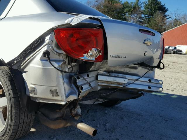 1G1AF5F54A7215627 - 2010 CHEVROLET COBALT 2LT SILVER photo 9