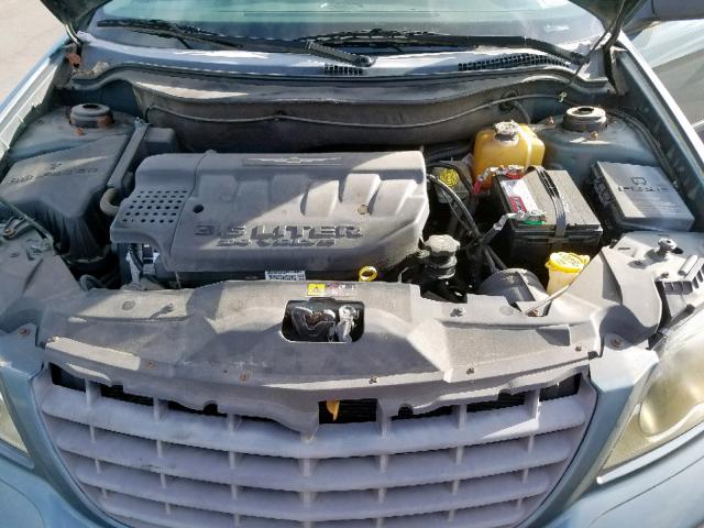 2C4GF48485R587931 - 2005 CHRYSLER PACIFICA GREEN photo 7