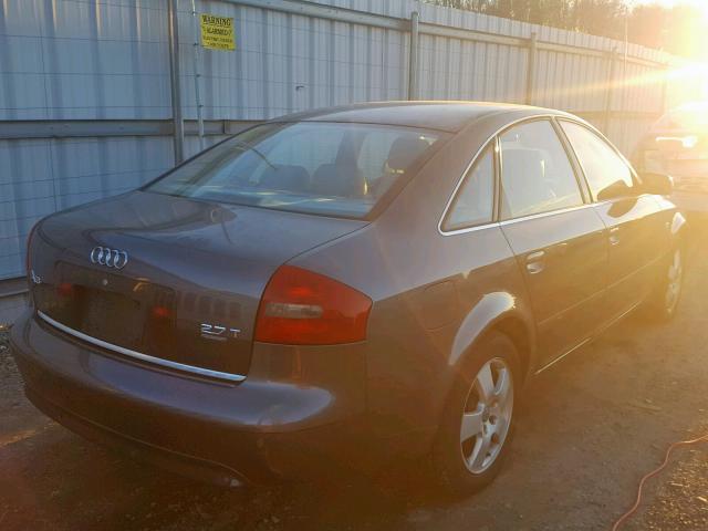 WAUED64B2YN061497 - 2000 AUDI A6 2.7T QU GRAY photo 4