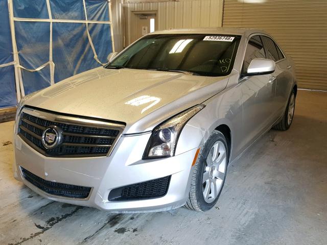 1G6AA5RA9D0170344 - 2013 CADILLAC ATS SILVER photo 2