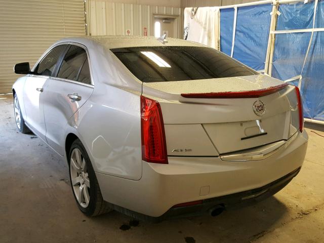 1G6AA5RA9D0170344 - 2013 CADILLAC ATS SILVER photo 3