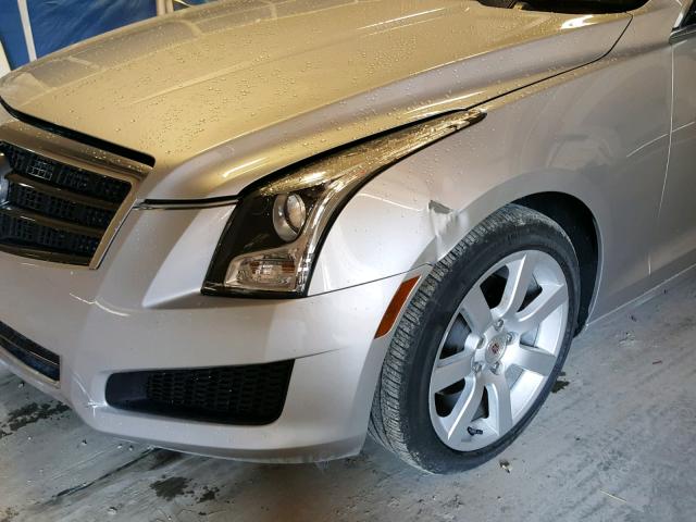 1G6AA5RA9D0170344 - 2013 CADILLAC ATS SILVER photo 9