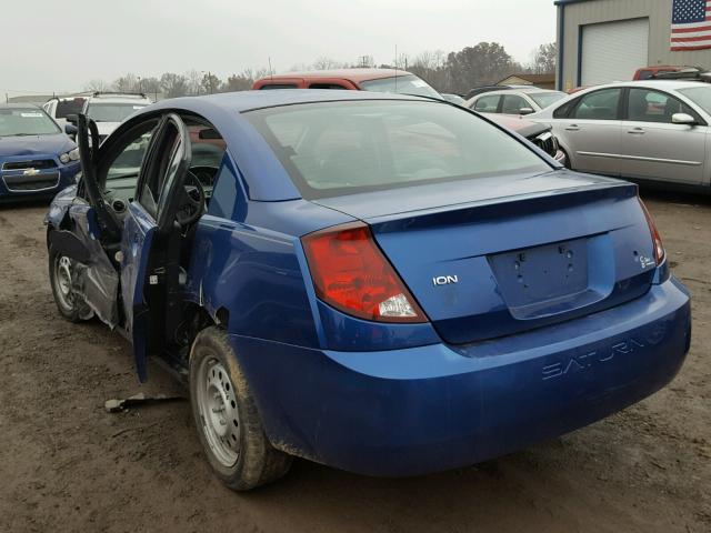 1G8AJ52F35Z176117 - 2005 SATURN ION LEVEL BLUE photo 3