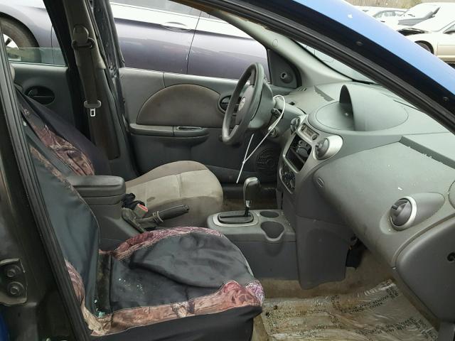 1G8AJ52F35Z176117 - 2005 SATURN ION LEVEL BLUE photo 5