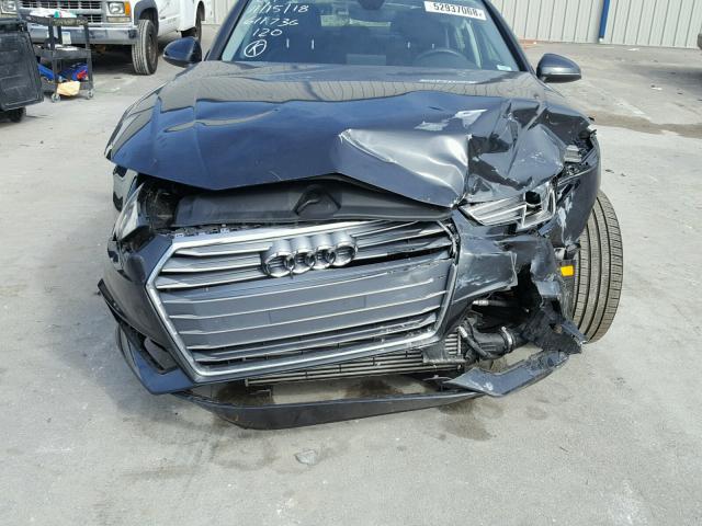 WAUKMAF45JA087237 - 2018 AUDI A4 ULTRA P GRAY photo 9