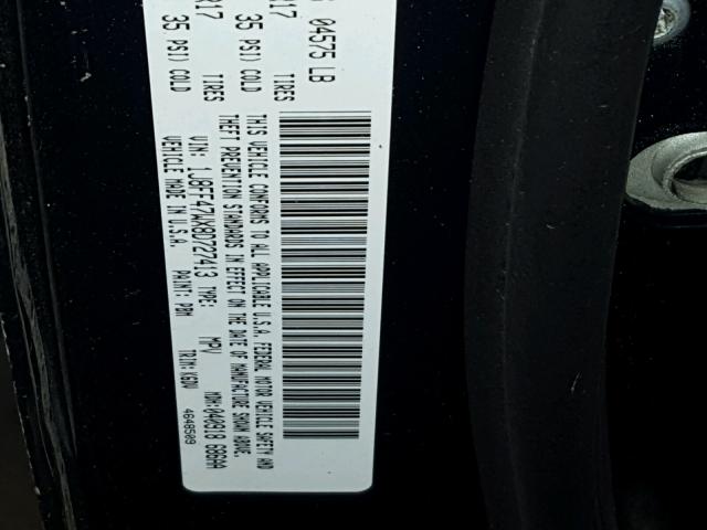 1J8FF47WX8D727413 - 2008 JEEP COMPASS SP 蓝色 照片 10