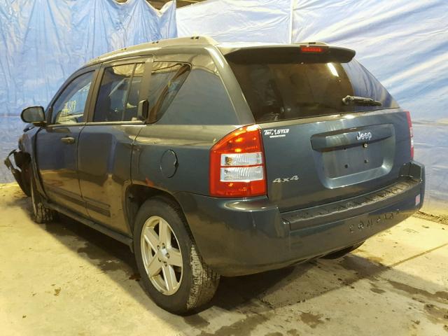 1J8FF47WX8D727413 - 2008 JEEP COMPASS SP 蓝色 照片 3