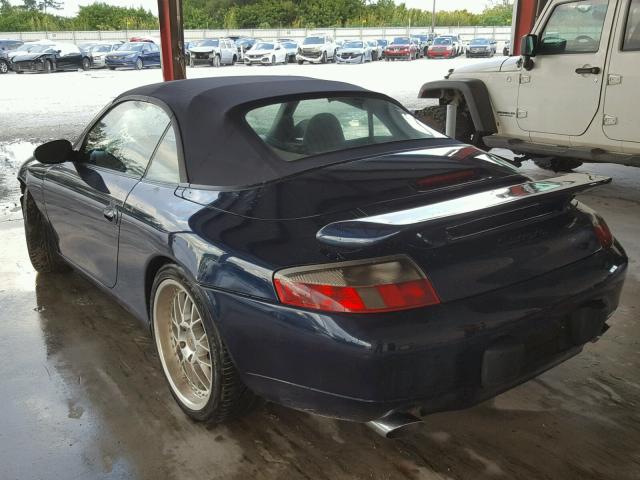 WP0CA299XYS652437 - 2000 PORSCHE 911 CARRER BLUE photo 3