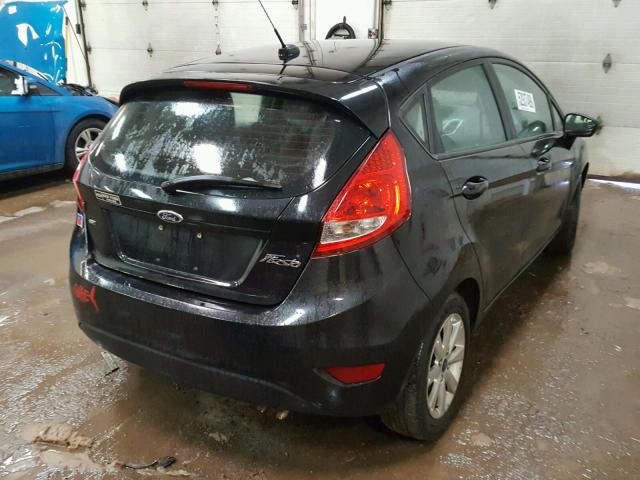 3FADP4EJ3CM214395 - 2012 FORD FIESTA SE BLACK photo 4