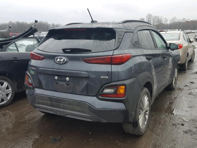 KM8K6CAA4JU130434 - 2018 HYUNDAI KONA SEL GRAY photo 4