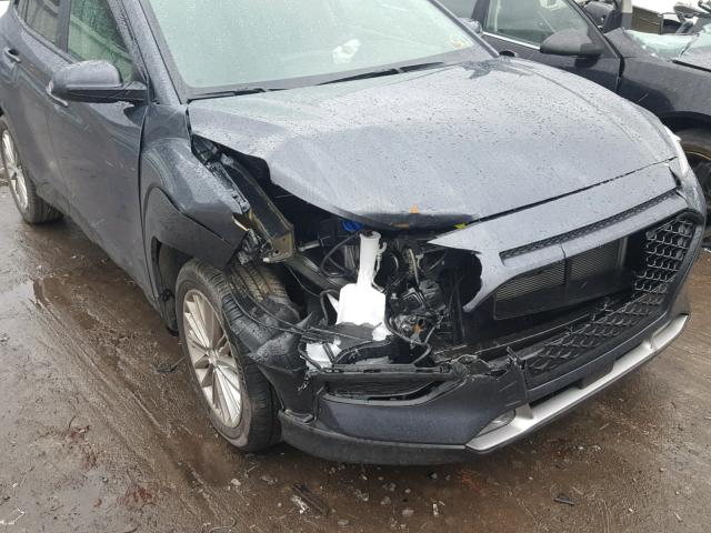 KM8K6CAA4JU130434 - 2018 HYUNDAI KONA SEL GRAY photo 9