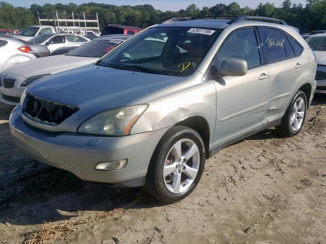 JTJGK31U570002152 - 2007 LEXUS RX 350 SILVER photo 2