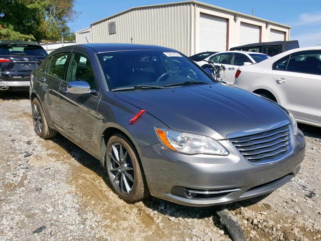 1C3BC2FG2BN618205 - 2011 CHRYSLER 200 LIMITE GRAY photo 1