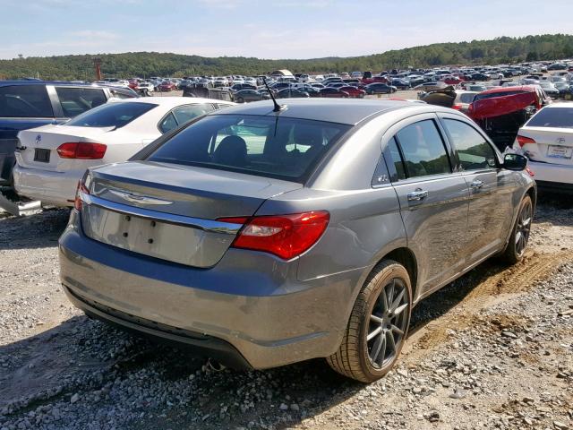 1C3BC2FG2BN618205 - 2011 CHRYSLER 200 LIMITE GRAY photo 4