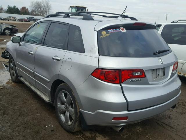 5J8TB18247A000432 - 2007 ACURA RDX SILVER photo 3