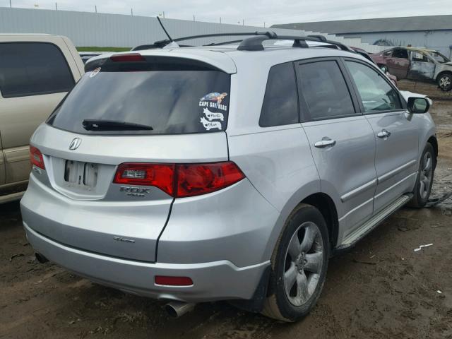 5J8TB18247A000432 - 2007 ACURA RDX SILVER photo 4