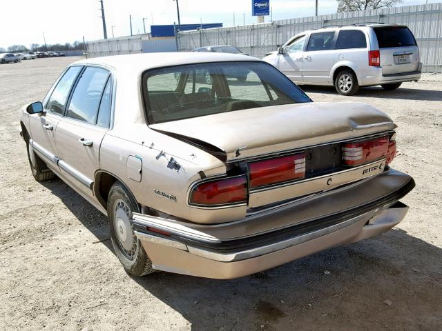 1G4HR52L0RH406870 - 1994 BUICK LESABRE LI GOLD photo 3