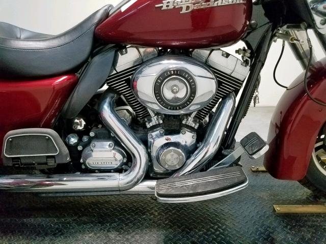 1HD1MBM18AB852575 - 2010 HARLEY-DAVIDSON FLHXXX MAROON photo 5