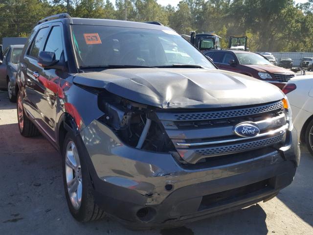 1FM5K7F82FGA20476 - 2015 FORD EXPLORER L CHARCOAL photo 1