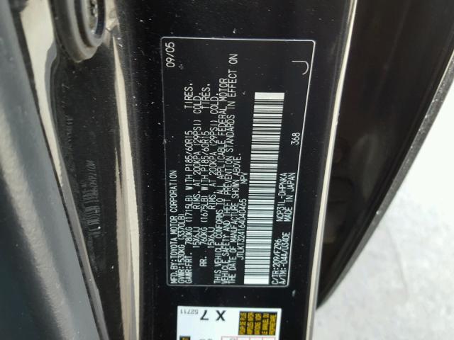 JTLKT324164040465 - 2006 TOYOTA SCION XB Qara foto 10