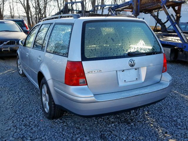 WVWSK61J83W433144 - 2003 VOLKSWAGEN JETTA GLS SILVER photo 3