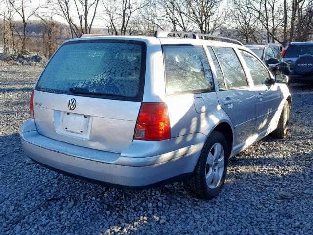 WVWSK61J83W433144 - 2003 VOLKSWAGEN JETTA GLS SILVER photo 4