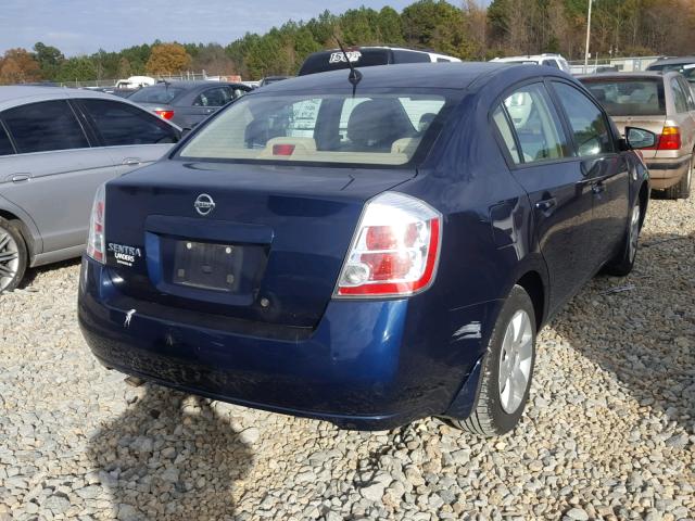 3N1AB61E08L765478 - 2008 NISSAN SENTRA 2.0 BLUE photo 4