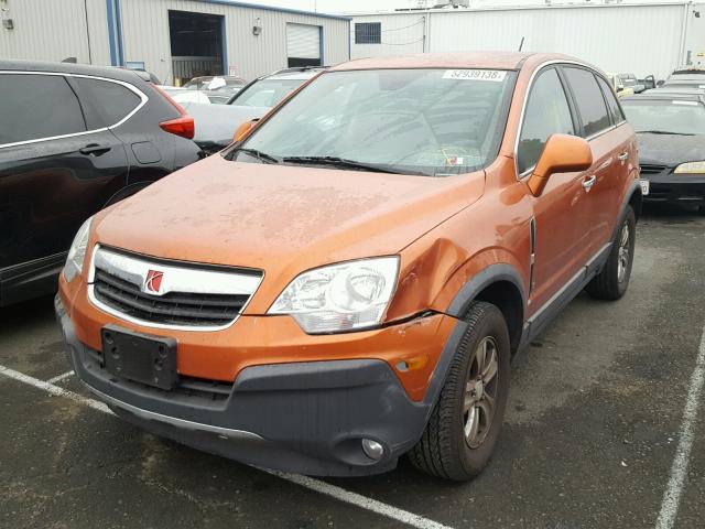 3GSDL43N88S625472 - 2008 SATURN VUE XE ORANGE photo 2