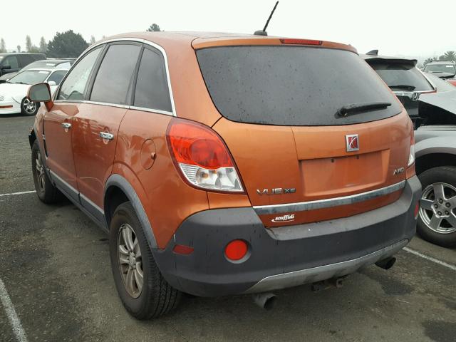 3GSDL43N88S625472 - 2008 SATURN VUE XE ORANGE photo 3