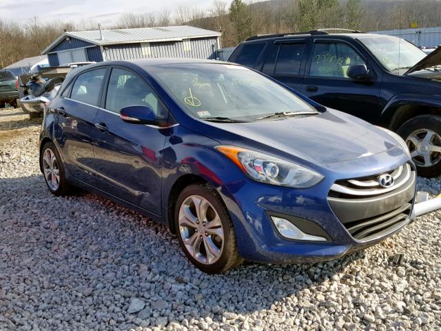 KMHD35LE3DU055744 - 2013 HYUNDAI ELANTRA GT BLUE photo 1