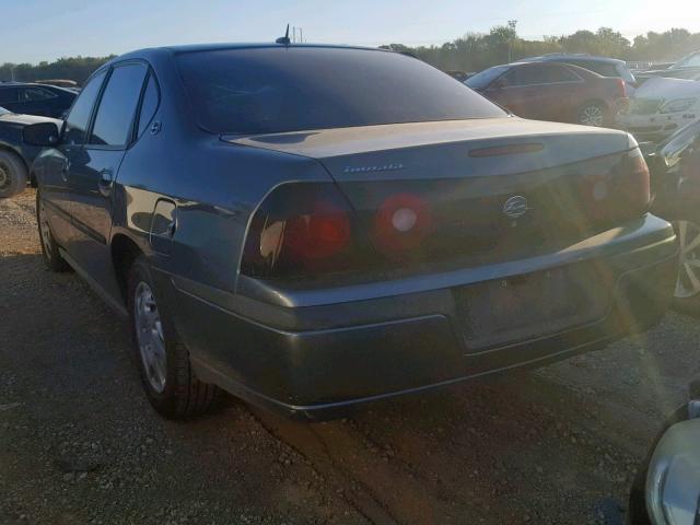 2G1WF52E259293937 - 2005 CHEVROLET IMPALA GRAY photo 3