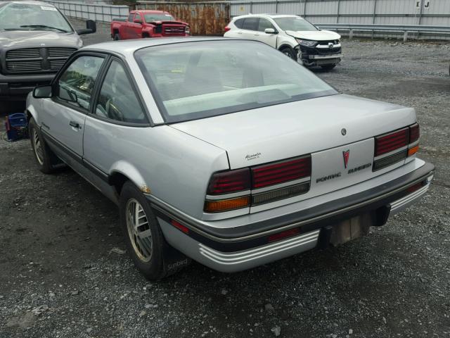 1G2JB11K4K7540616 - 1989 PONTIAC SUNBIRD LE SILVER photo 3