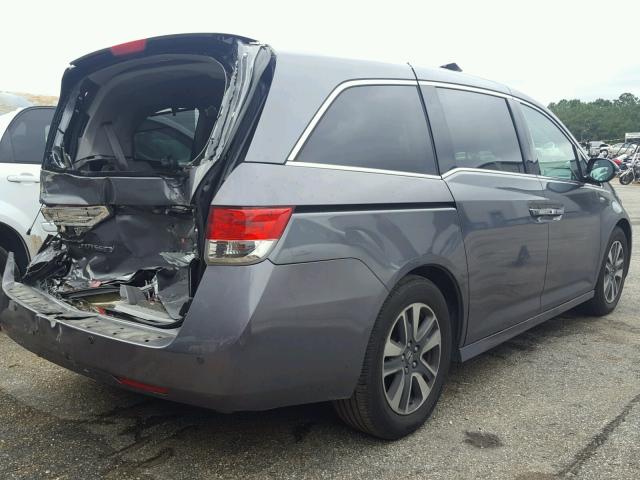 5FNRL5H97EB123852 - 2014 HONDA ODYSSEY TO SILVER photo 4